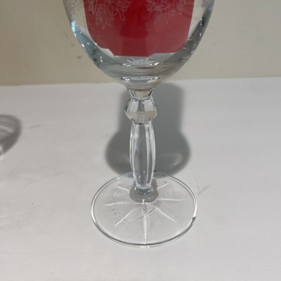 Pasabahce Circle Wine Glasses Gold Rimmed Art of Glass Turkey Set of 5 NWOB - Picture 6 of 11